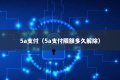 5a支付（5a支付限额多久解除）