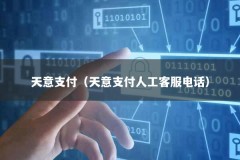 天意支付（天意支付人工客服电话）