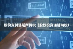 股份支付递延所得税（股权投资递延纳税）