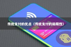 传统支付的优点（传统支付的局限性）