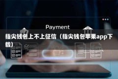指尖钱包上不上征信（指尖钱包苹果app下载）
