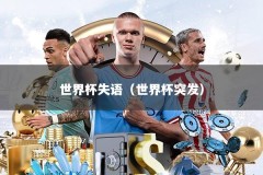 世界杯失语（世界杯突发）