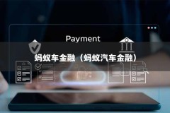 蚂蚁车金融（蚂蚁汽车金融）