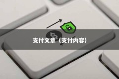 支付文章（支付内容）