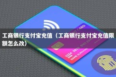 工商银行支付宝充值（工商银行支付宝充值限额怎么改）