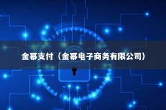 金幂支付（金幂电子商务有限公司）