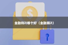 金融和it哪个好（金融跟it）