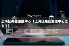 上海佳兆业金融中心（上海佳兆业金融中心怎么了）