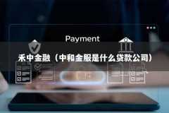禾中金融（中和金服是什么贷款公司）
